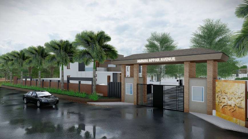 Ammai Appar Avenue proposed layout - 17 farmhouse sites at Ravathur, Irugur